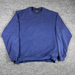 Ping Collection Sweatshirt Mens L Blue Long Sleeve Crewneck Golf Pullover